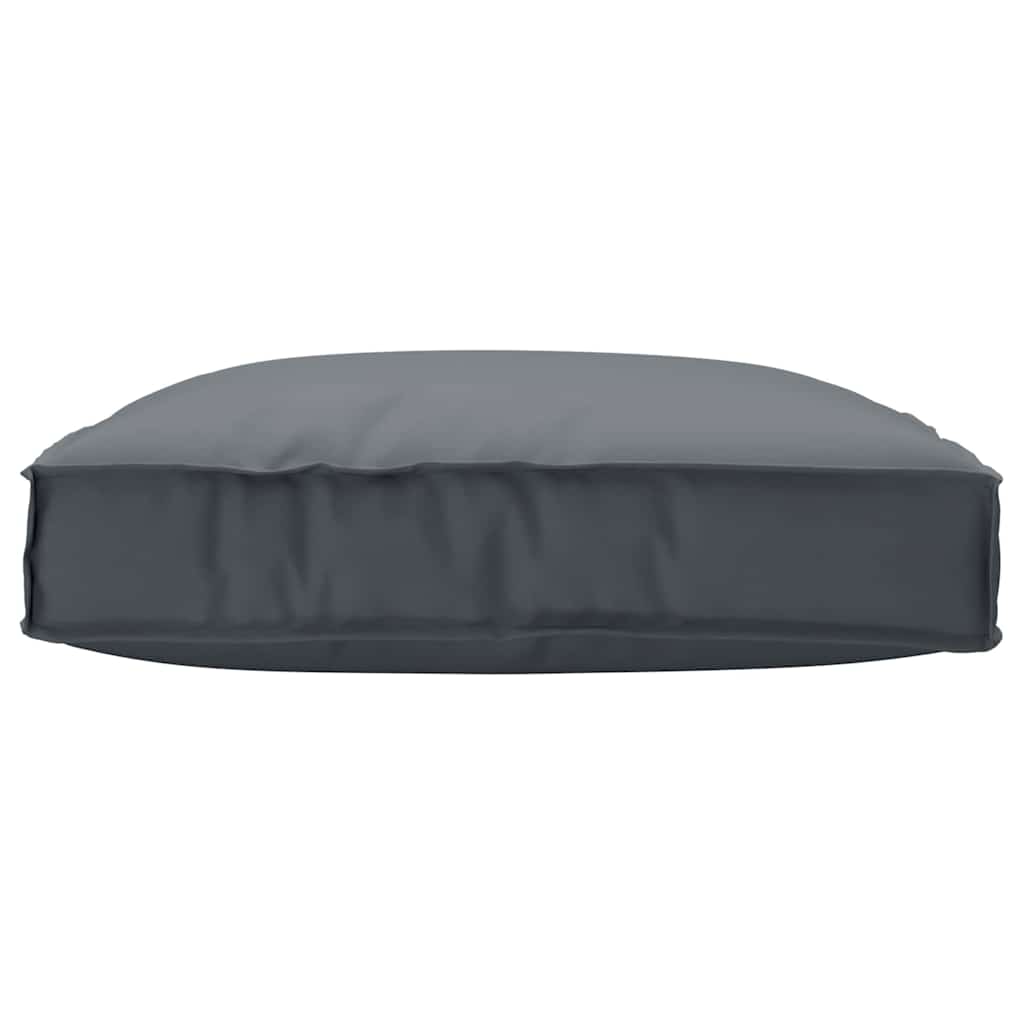 vidaXL Coussin de palette pour assise adaptée anthracite 80 x 80 x 12 cm