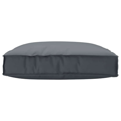 vidaXL Coussin de palette pour assise adaptée anthracite 80 x 80 x 12 cm