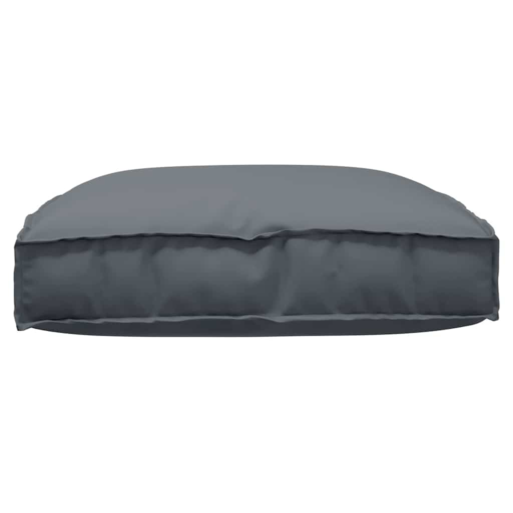 vidaXL Coussin de palette pour assise adaptée anthracite 80 x 80 x 12 cm