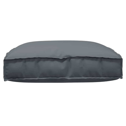 vidaXL Coussin de palette pour assise adaptée anthracite 80 x 80 x 12 cm