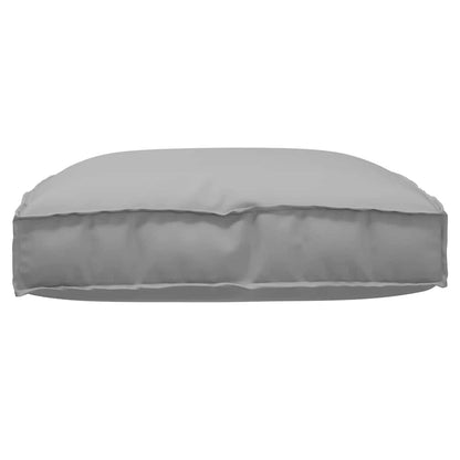 vidaXL Oreiller Gris 80 x 80 x 12 cm Tissu Oxford