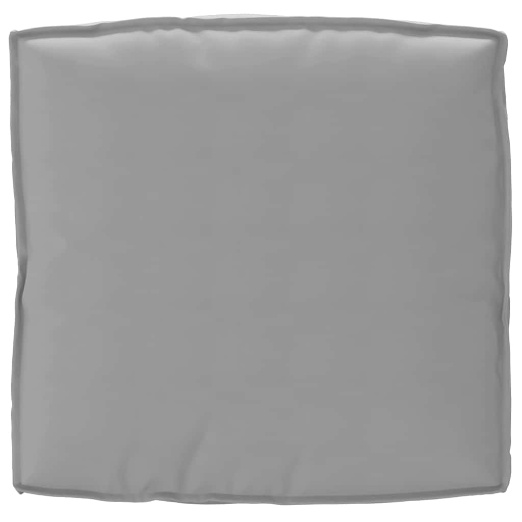vidaXL Oreiller Gris 80 x 80 x 12 cm Tissu Oxford