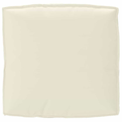Kissen Creme 80 x 80 x 12 cm Oxford-Stoff
