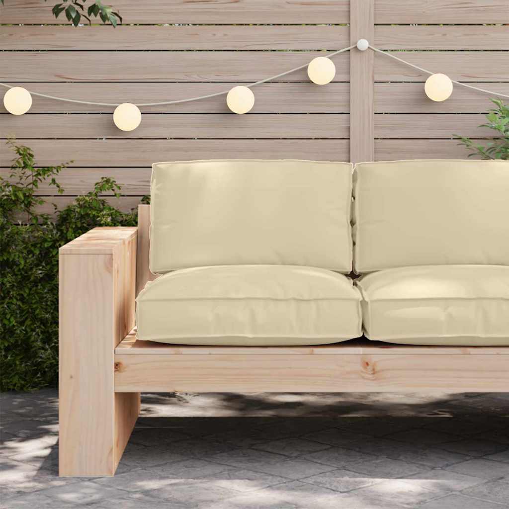 vidaXL Coussin de palette pour assise beige 80 x 80 x 12 cm