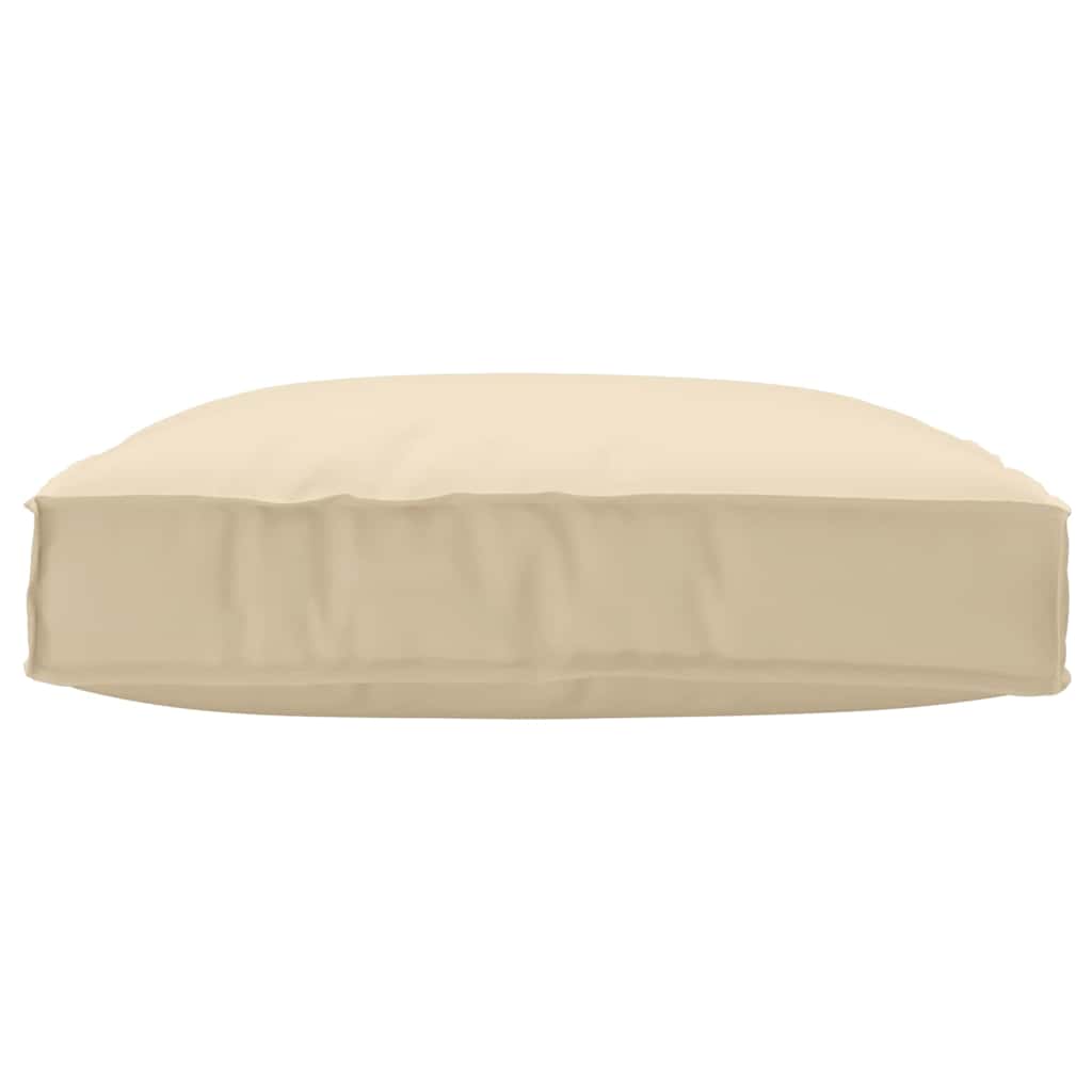 vidaXL Coussin de palette pour assise beige 80 x 80 x 12 cm