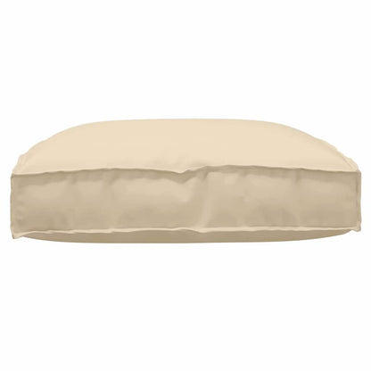 vidaXL Coussin de palette pour assise beige 80 x 80 x 12 cm