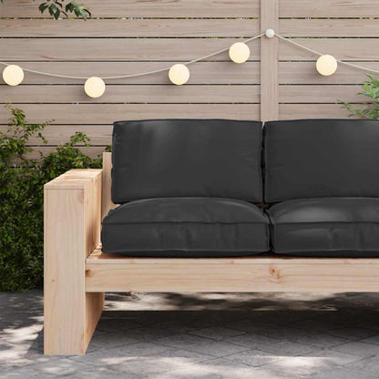 Coussin de palette vidaXL pour siège approprié noir 80 x 80 x 12 cm