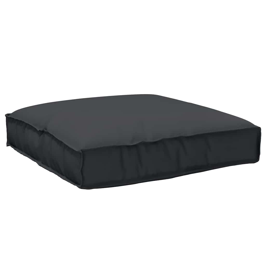 Coussin de palette vidaXL pour siège approprié noir 80 x 80 x 12 cm