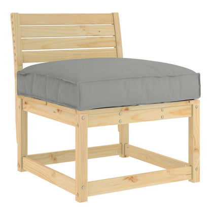 vidaXL Coussin de palette pour assise adaptée taupe 80 x 80 x 12 cm