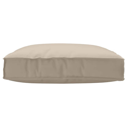 vidaXL Coussin de palette pour assise adaptée taupe 80 x 80 x 12 cm
