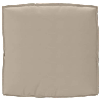 vidaXL Coussin de palette pour assise adaptée taupe 80 x 80 x 12 cm