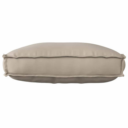 vidaXL Palettenkissen für Rückenlehne mit Kissen Taupe 70 x 40 x 12 cm