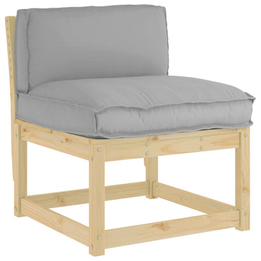 vidaXL Kissen Grau 80 x 40 x 12 cm Oxford-Stoff