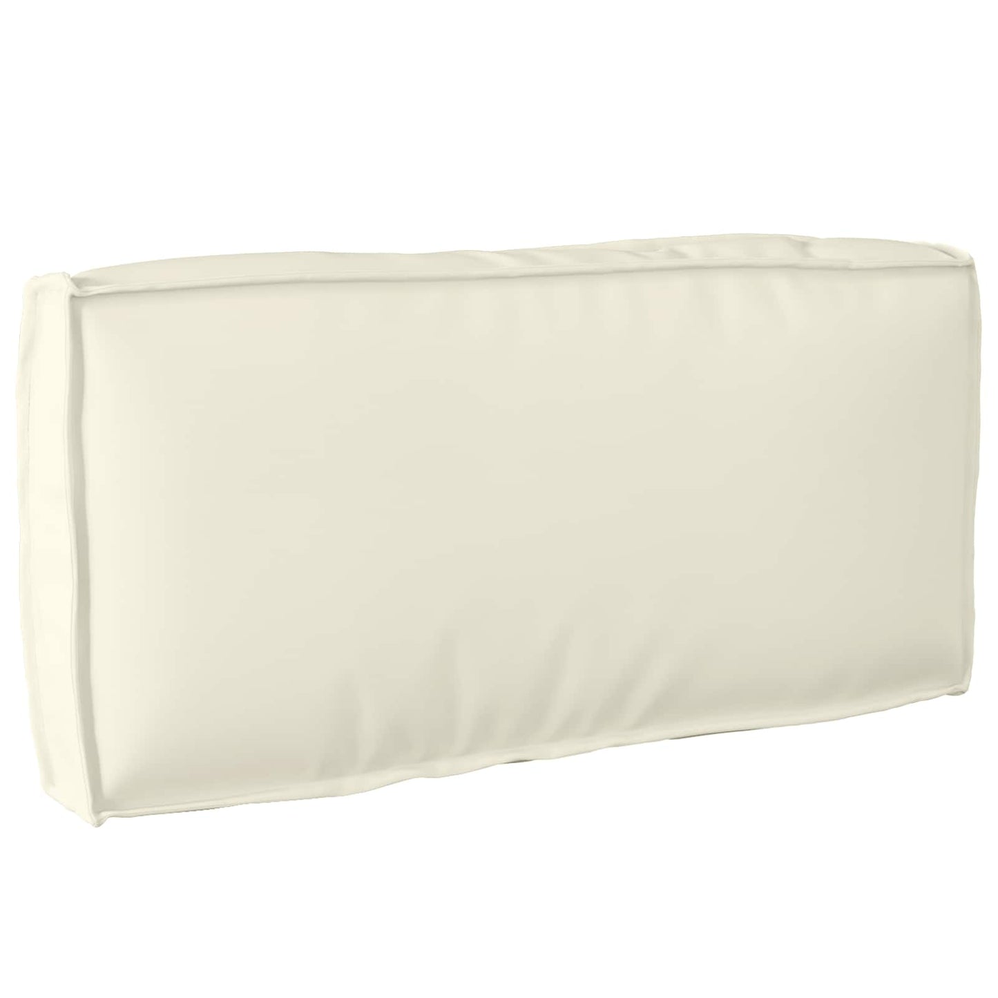vidaXL Coussin de palette pour dossier avec coussin Crème 80 x 40 x 12 cm