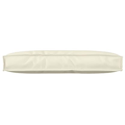 vidaXL Coussin de palette pour dossier avec coussin Crème 80 x 40 x 12 cm