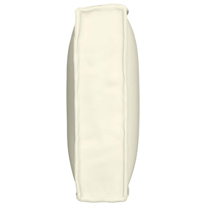 vidaXL Coussin de palette pour dossier avec coussin Crème 80 x 40 x 12 cm