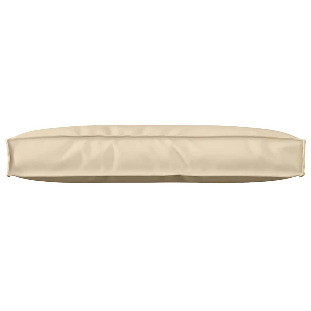 vidaXL Palettenkissen für Rückenlehne mit Kissen Beige 80 x 40 x 12 cm