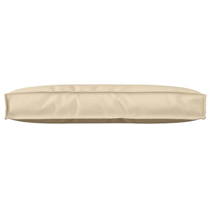 vidaXL Palettenkissen für Rückenlehne mit Kissen Beige 80 x 40 x 12 cm
