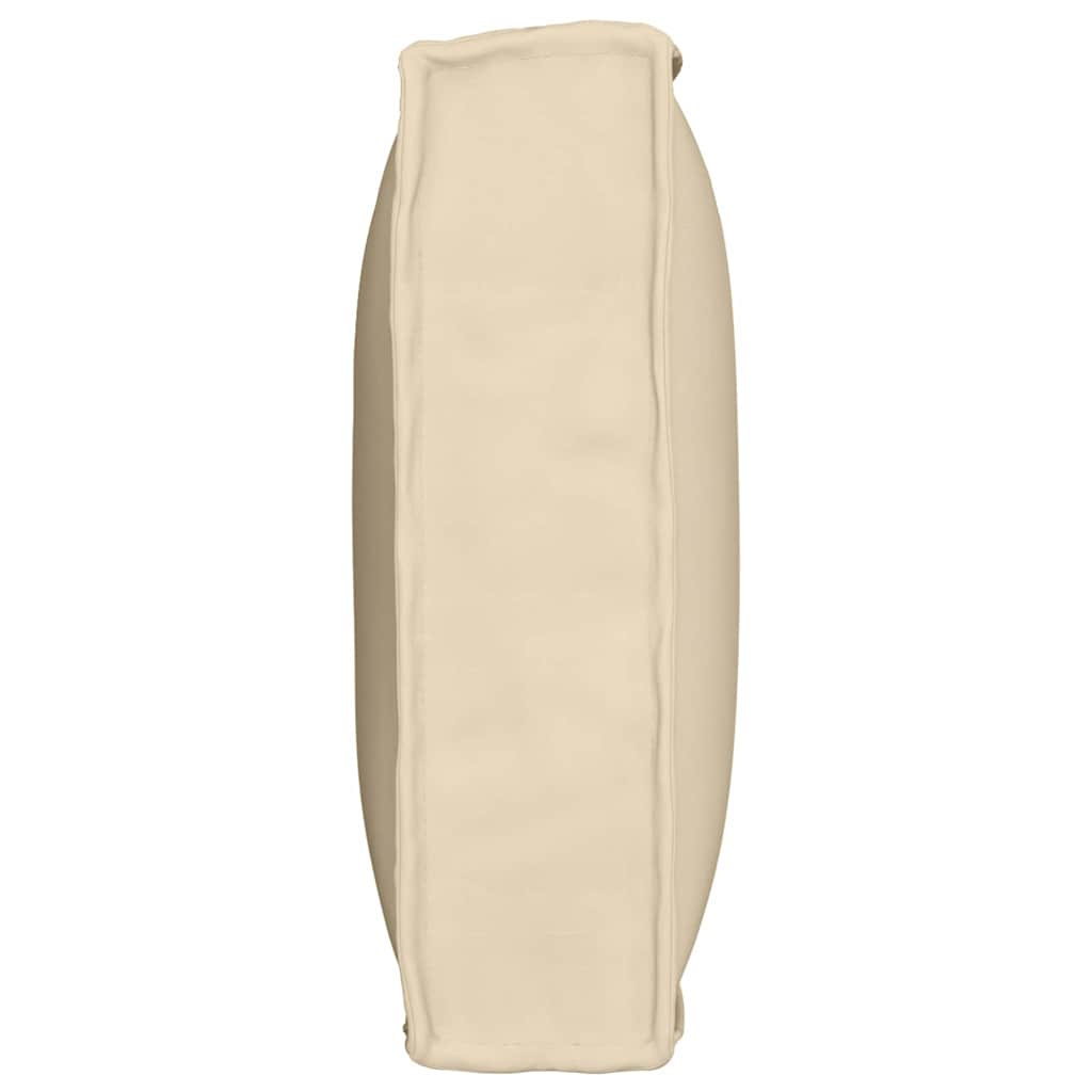 vidaXL Palettenkissen für Rückenlehne mit Kissen Beige 80 x 40 x 12 cm