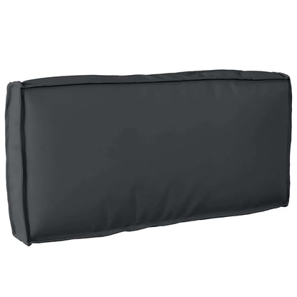 vidaXL Palettenkissen für Rückenlehne Schwarz 80 x 40 x 12 cm