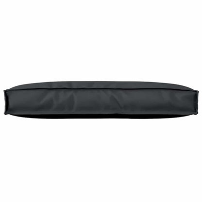 vidaXL Palettenkissen für Rückenlehne Schwarz 80 x 40 x 12 cm