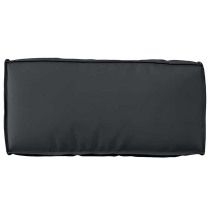 vidaXL Palettenkissen für Rückenlehne Schwarz 80 x 40 x 12 cm