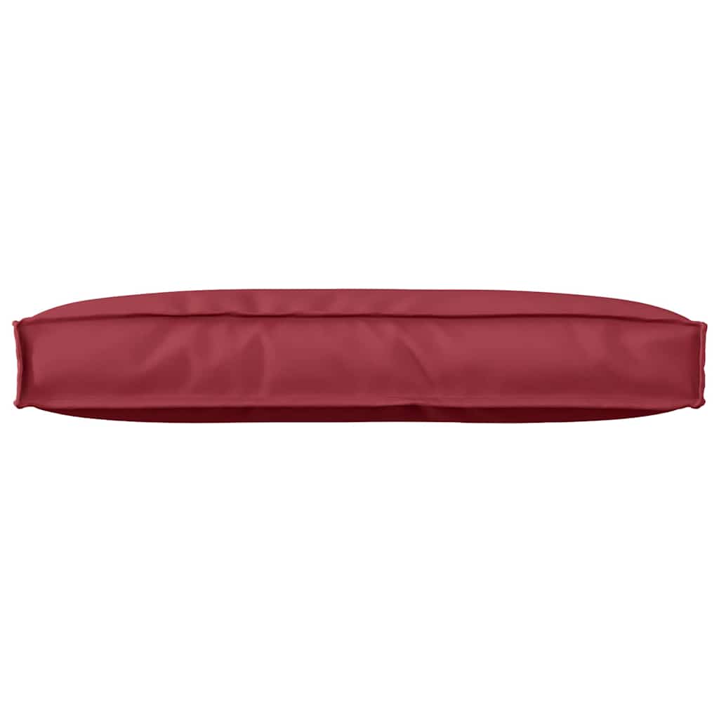 vidaXL Palettenkissen für Rückenlehne Weinrot 80 x 40 x 12 cm