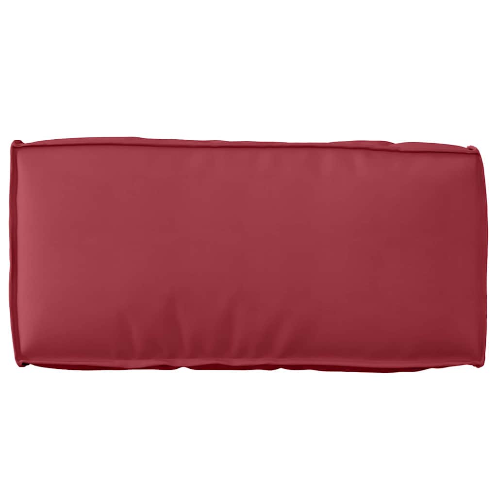 vidaXL Palettenkissen für Rückenlehne Weinrot 80 x 40 x 12 cm