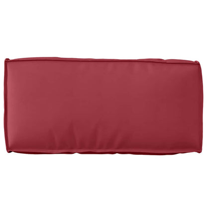 vidaXL Palettenkissen für Rückenlehne Weinrot 80 x 40 x 12 cm