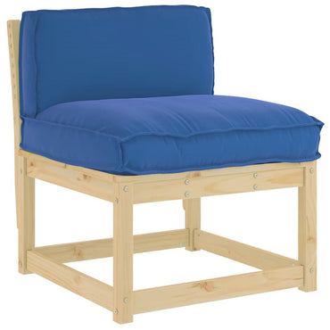vidaXL Palettenkissen für Rückenlehne Königsblau 80 x 40 x 12 cm