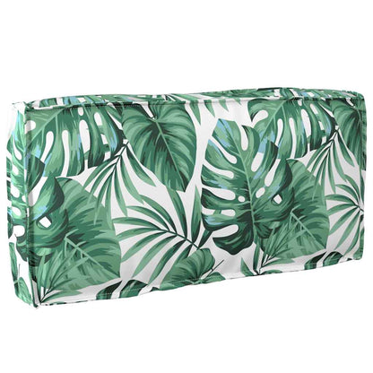 vidaXL Palettenkissen für Rückenlehne Blattmuster 80 x 40 x 12 cm