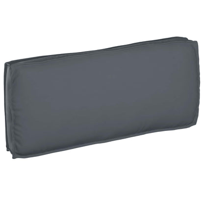 vidaXL Kissen Anthrazit 120 x 50 x 12 cm Oxford-Stoff