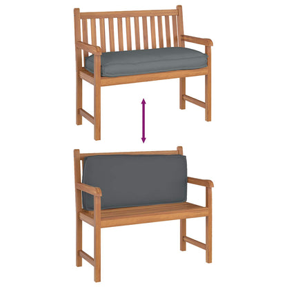 vidaXL Kissen Anthrazit 120 x 50 x 12 cm Oxford-Stoff