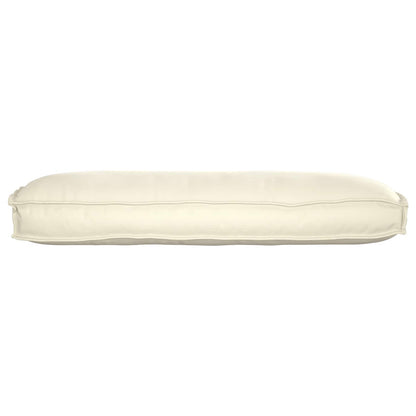 vidaXL Kissen Creme 120 x 50 x 12 cm Oxford-Stoff