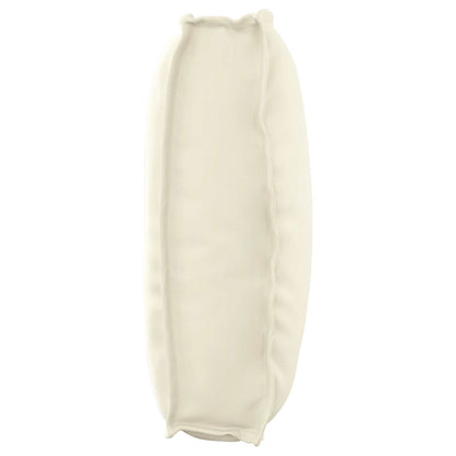vidaXL Kissen Creme 120 x 50 x 12 cm Oxford-Stoff