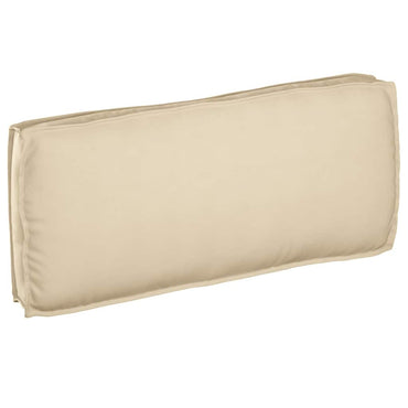 vidaXL Pallet-Kissen für Sitz / Rückenlehne Beige 120 x 50 x 12 cm