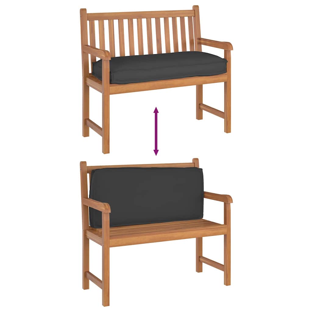vidaXL Pallet Kissen für geeignet für Sitz / Rückenlehne Schwarz