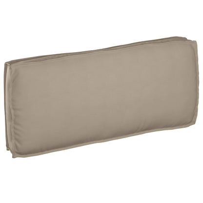 vidaXL Palettencushion für geeignet für Sitz- / Rückenlehne Taupe