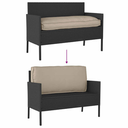 vidaXL Palettencushion für geeignet für Sitz- / Rückenlehne Taupe