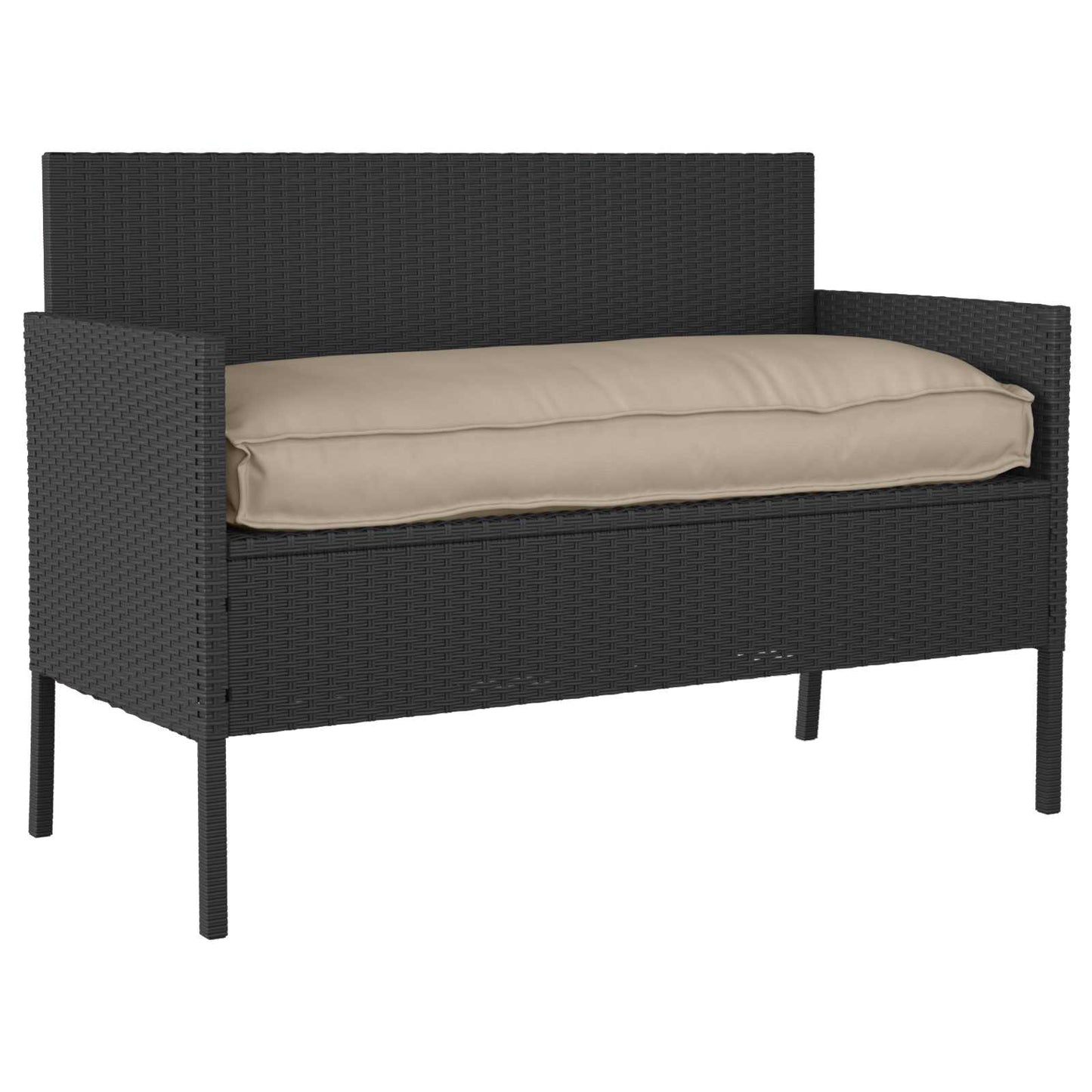 vidaXL Palettencushion für geeignet für Sitz- / Rückenlehne Taupe