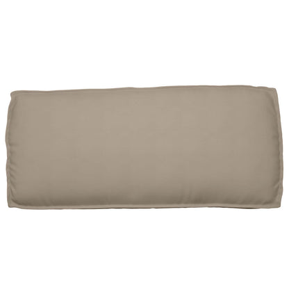 vidaXL Palettencushion für geeignet für Sitz- / Rückenlehne Taupe