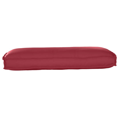 vidaXL Kissen Weinrot 120 x 50 x 12 cm Oxford-Stoff