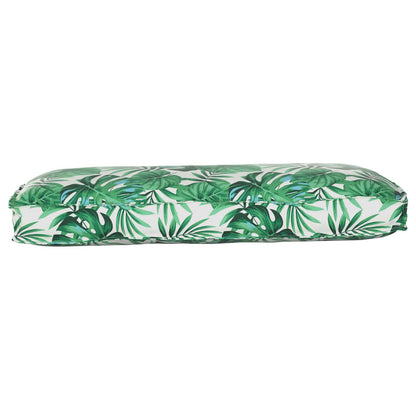 vidaXL Kissen Blatt Blattmuster 120 x 50 x 12 cm Oxford-Stoff