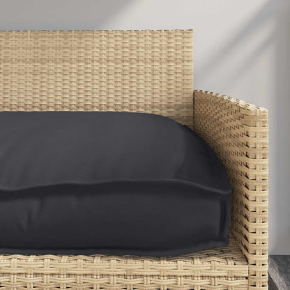 vidaXL Palettenkissen für Sitzfläche / Rückenlehne mit Kissen Schwarz