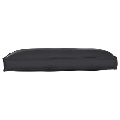 vidaXL Palettenkissen für Sitzfläche / Rückenlehne mit Kissen Schwarz