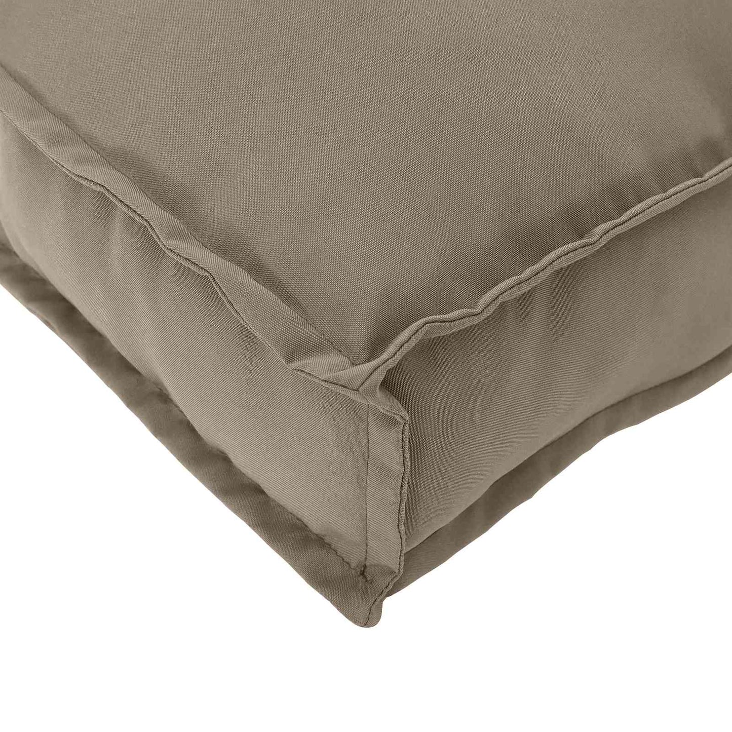 vidaXL Palettenkissen für Sitzfläche / Rückenlehne mit Kissen Taupe