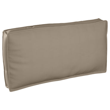 vidaXL Palettenkissen für Sitzfläche / Rückenlehne mit Kissen Taupe