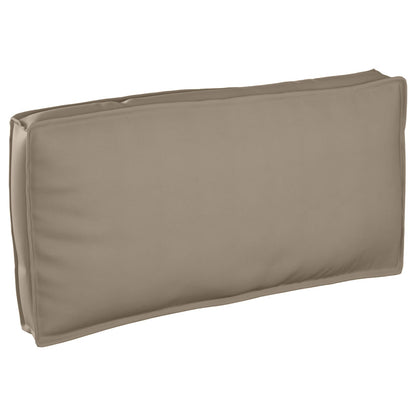 vidaXL Palettenkissen für Sitzfläche / Rückenlehne mit Kissen Taupe