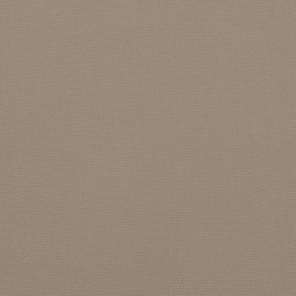 vidaXL Palettenkissen für Sitzfläche / Rückenlehne mit Kissen Taupe