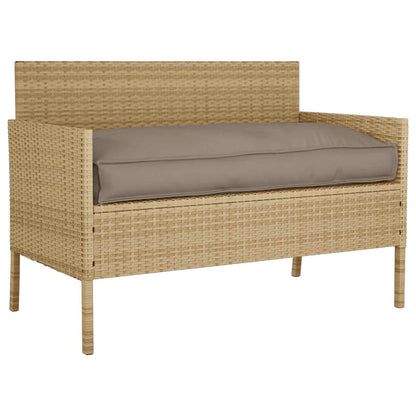 vidaXL Palettenkissen für Sitzfläche / Rückenlehne mit Kissen Taupe